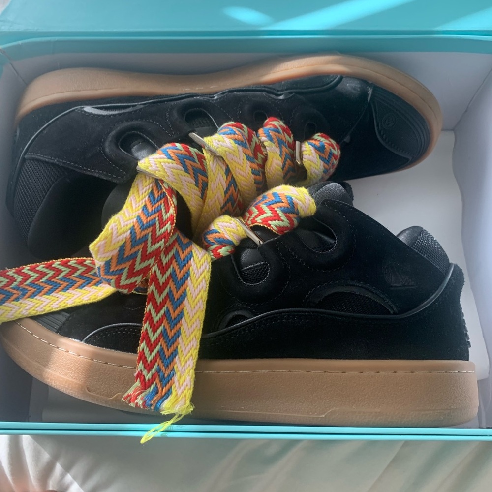 Lanvin curb sneakers